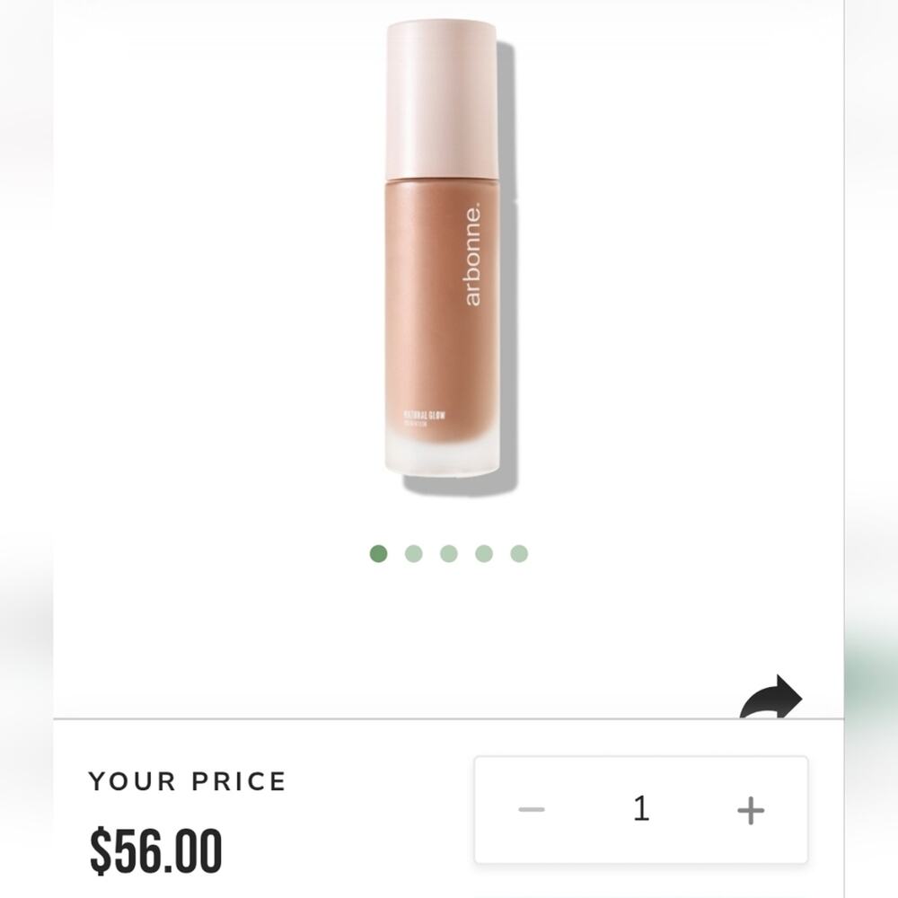 New in Box Arbonne Hyaluronic Acid Lightweight Satin Natural Glow Foundation - Picture 2 of 14